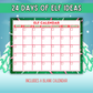 24 Days of Elf Ideas — Printable Elf on the Shelf Activity Pack