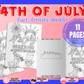 4th of July Fact Activity Booklet — Printable Kids Activities