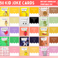 50 Kid Joke Cards — Printable Lunchbox Jokes & Riddles