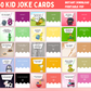50 Kid Joke Cards — Printable Lunchbox Jokes & Riddles