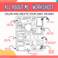 All About Me Worksheets — Printable Back-to-School Activity