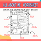 All About Me Worksheets — Printable Back-to-School Activity
