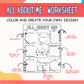 All About Me Worksheets — Printable Back-to-School Activity