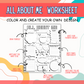All About Me Worksheets — Printable Back-to-School Activity
