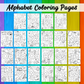 Alphabet Coloring Pages — A to Z Printable Letters for Kids