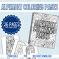 Alphabet Coloring Pages — A to Z Printable Letters for Kids
