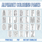 Alphabet Coloring Pages — A to Z Printable Letters for Kids