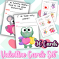 Animal Valentine Cards — Printable Class Valentines for Kids