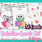 Animal Valentine Cards — Printable Class Valentines for Kids