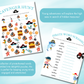 Aqua Birthday Party Bundle — Printable Games for Boys