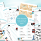 Aqua Birthday Party Bundle — Printable Games for Boys