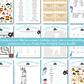 Aqua Birthday Party Bundle — Printable Games for Boys