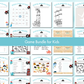Aqua Birthday Party Bundle — Printable Games for Boys