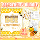 Bee Activity Bundle — Printable Bee-Themed Worksheets & Crafts for Kids